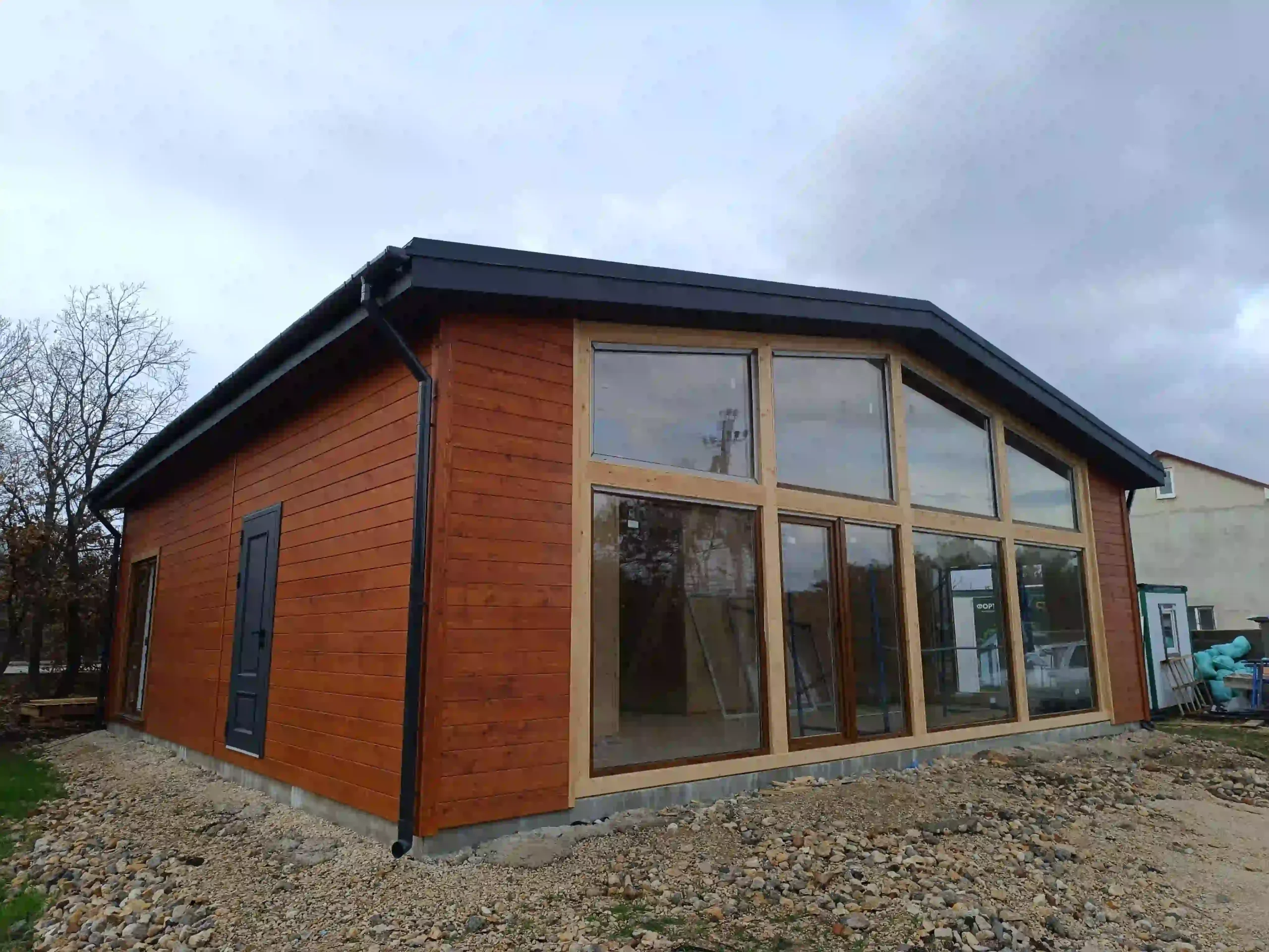 Каркасный дом — Шале 100 м2