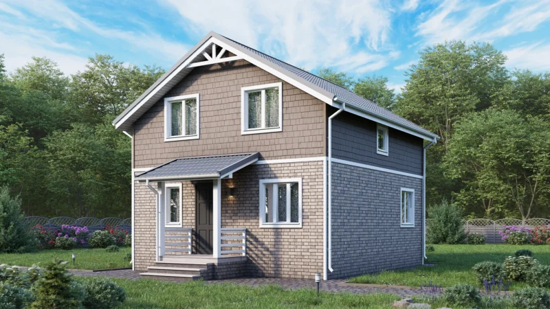 Каркасный дом «Серебрянный лес»